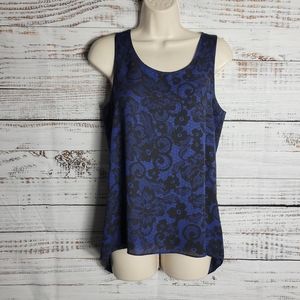 Express lace and floral tank